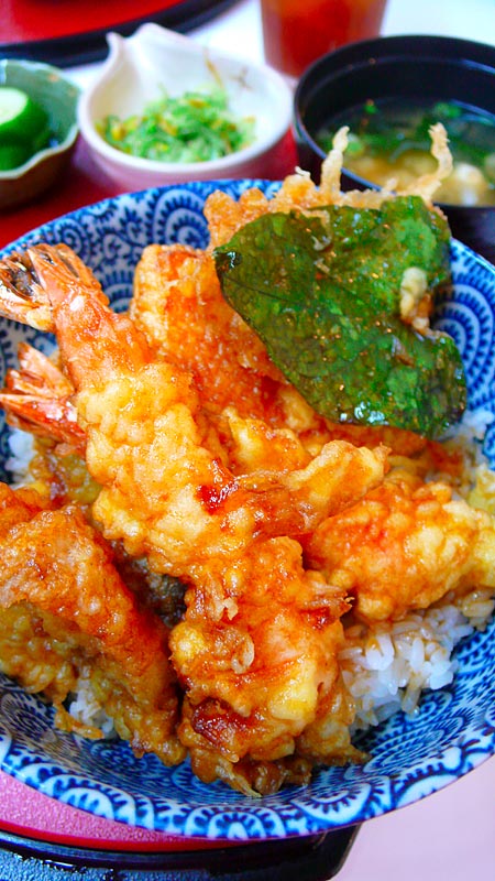 グアムで天丼
